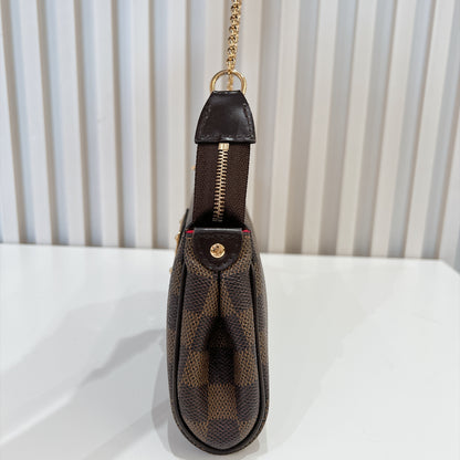 LV Damier Ebene Eva Clutch