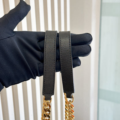 YSL Cassandre Tote in Black GHW