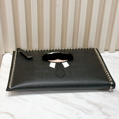 Fendi Karlito Flat Clutch Bag