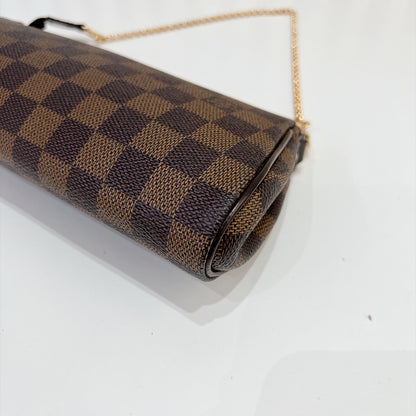 LV Damier Ebene Eva Clutch