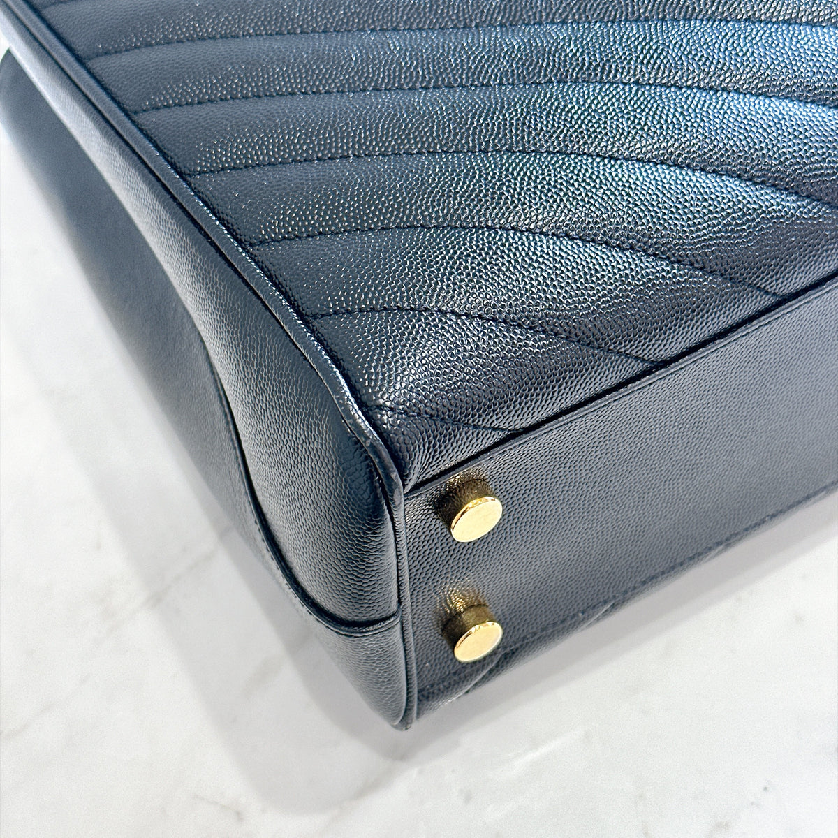 YSL Cassandre Tote in Black GHW
