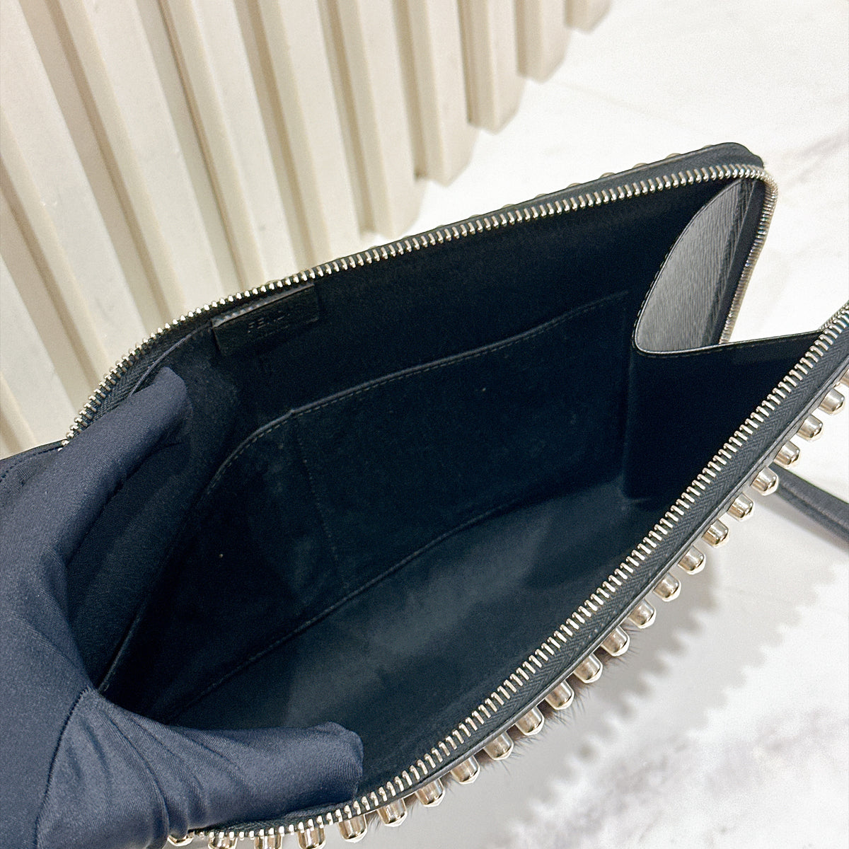 Fendi Karlito Flat Clutch Bag