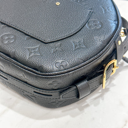 LV Boite Chapeau Souple MM in Black Empreinte