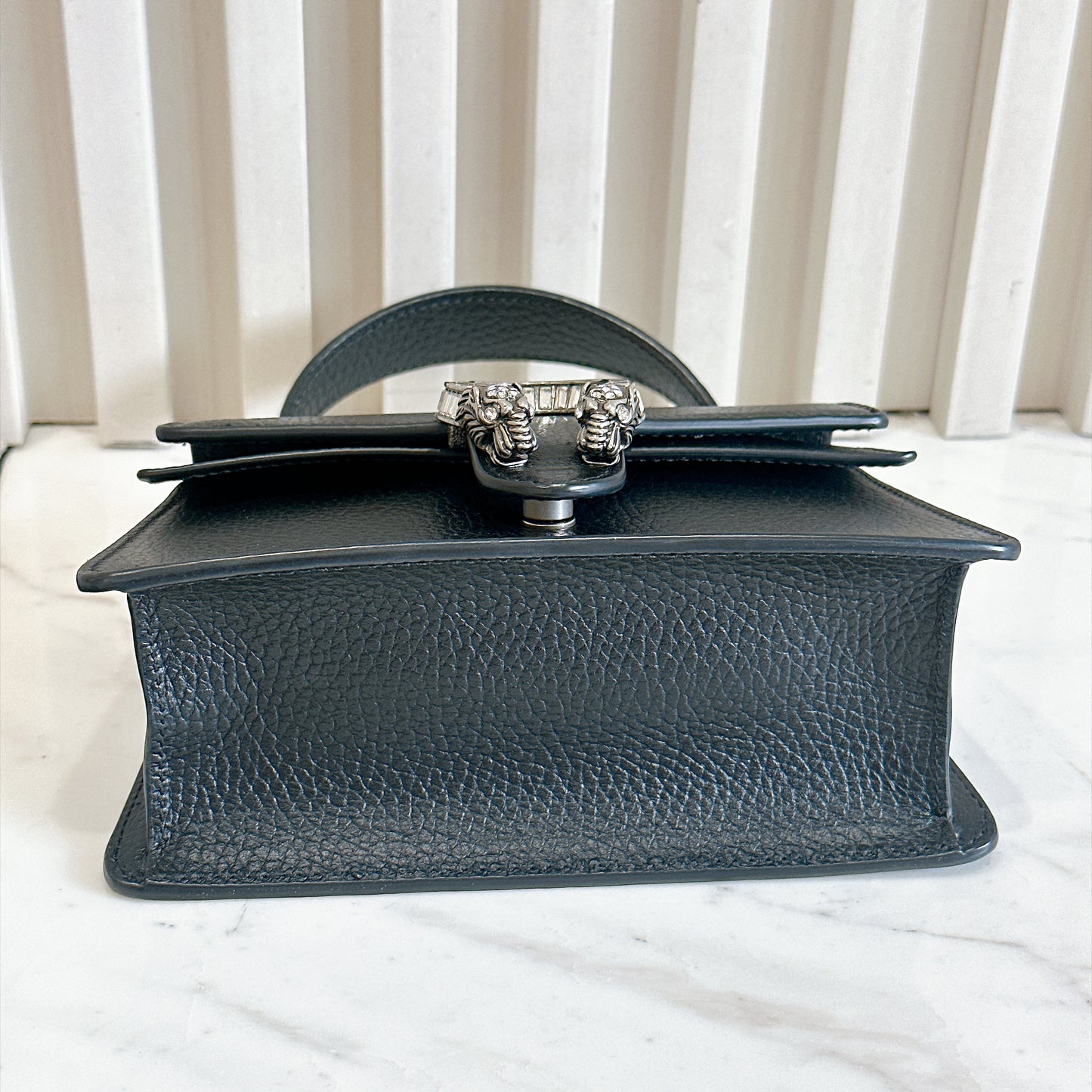 Gucci Mini Dionysus Handle with Crystals in Black