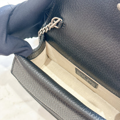 Gucci Mini Dionysus Handle with Crystals in Black