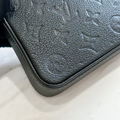 LV Easy Pouch in Black Empreinte Leather