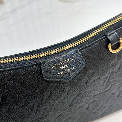 LV Easy Pouch in Black Empreinte Leather