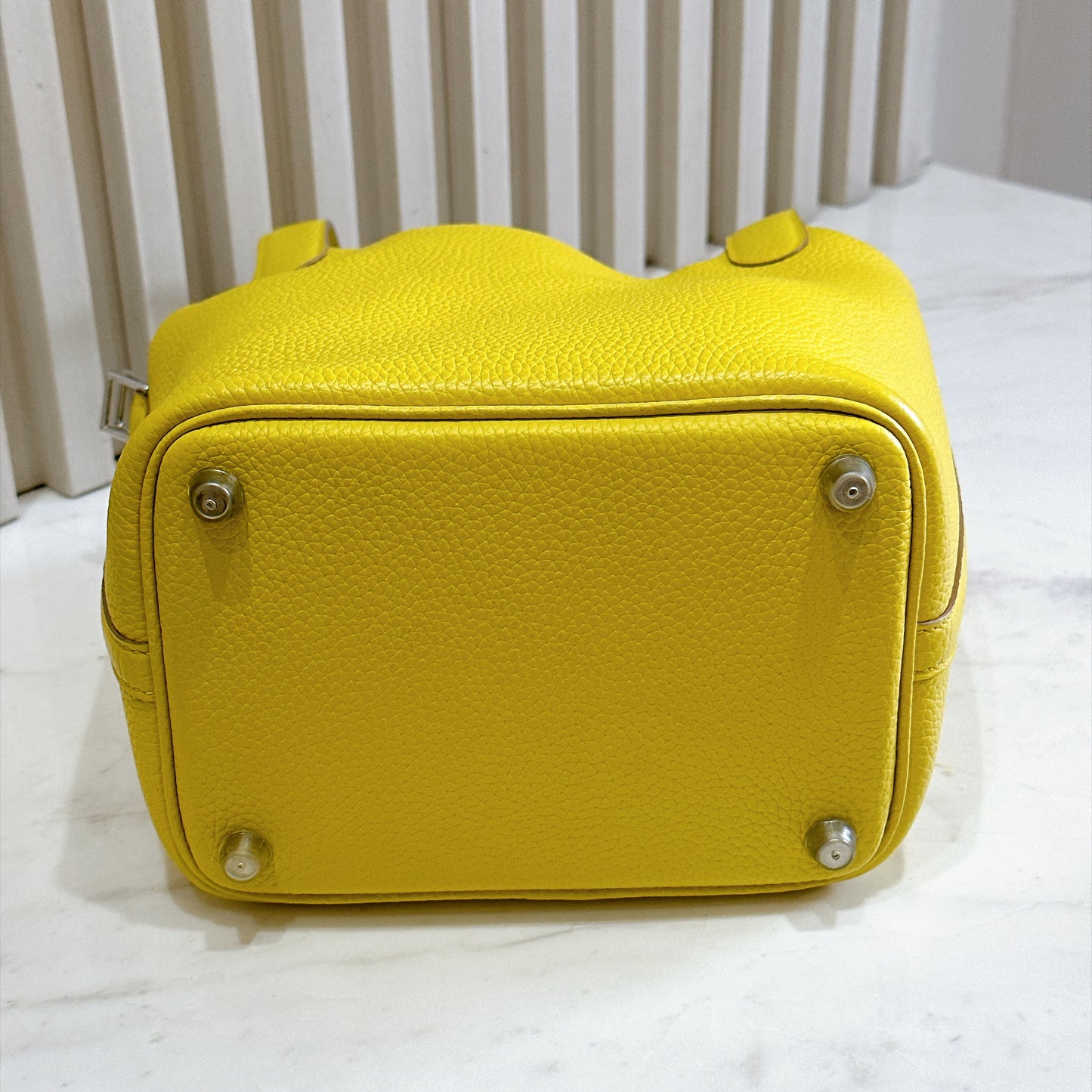 Hermes Picotin 18 in Limoncello PHW