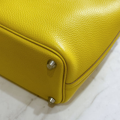 Hermes Picotin 18 in Limoncello PHW