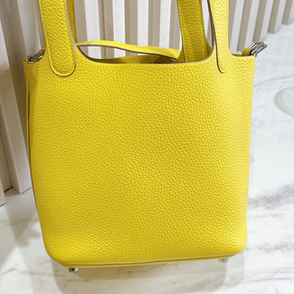 Hermes Picotin 18 in Limoncello PHW