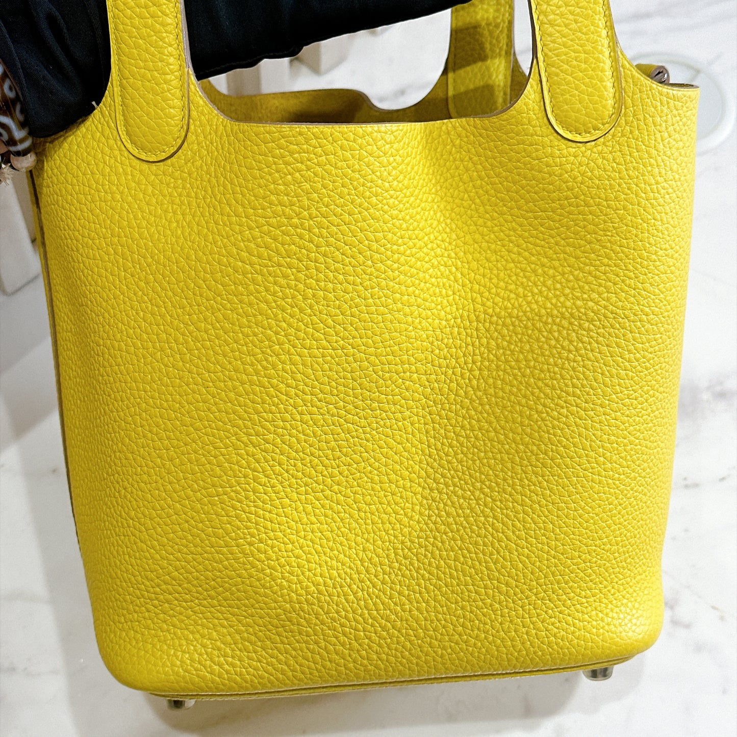 Hermes Picotin 18 in Limoncello PHW