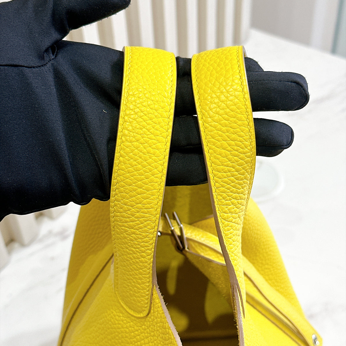 Hermes Picotin 18 in Limoncello PHW