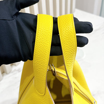 Hermes Picotin 18 in Limoncello PHW