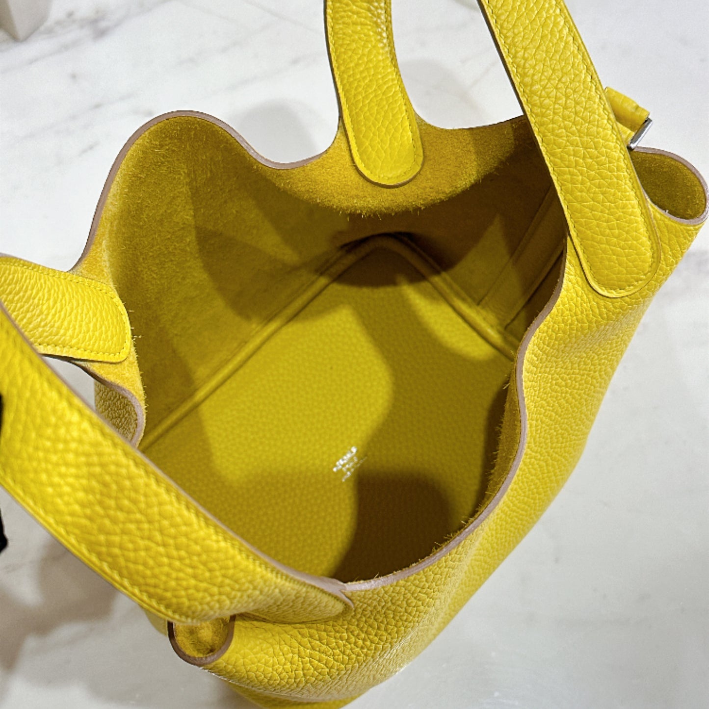 Hermes Picotin 18 in Limoncello PHW