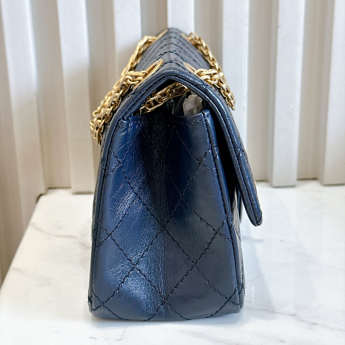 Chanel 2.55 Mini Reissue Flap in Navy Blue