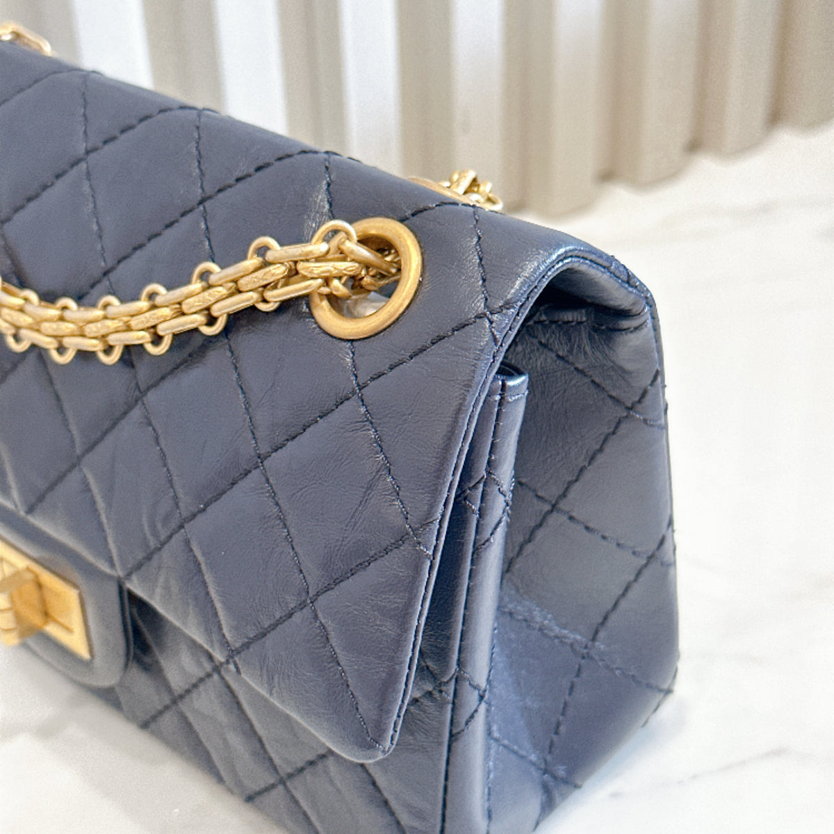 Chanel 2.55 Mini Reissue Flap in Navy Blue