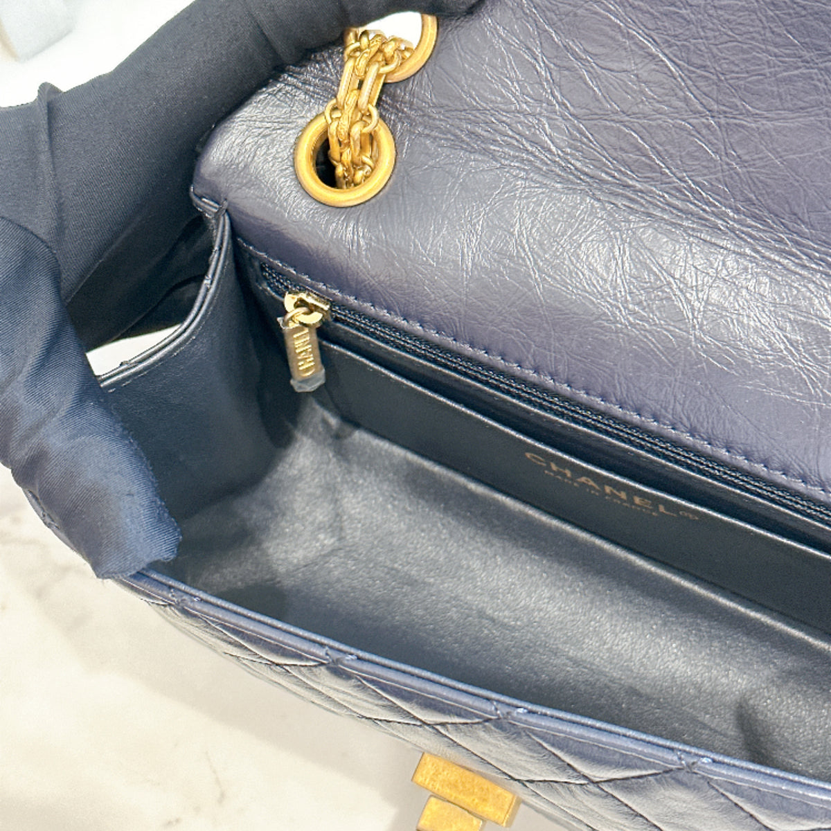 Chanel 2.55 Mini Reissue Flap in Navy Blue