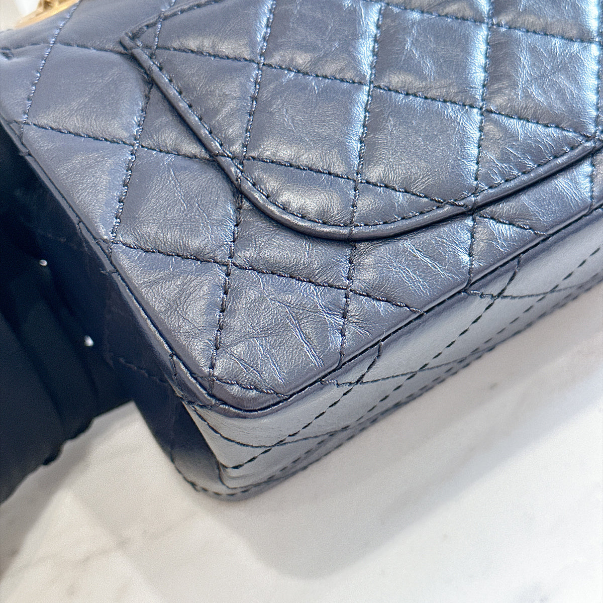 Chanel 2.55 Mini Reissue Flap in Navy Blue