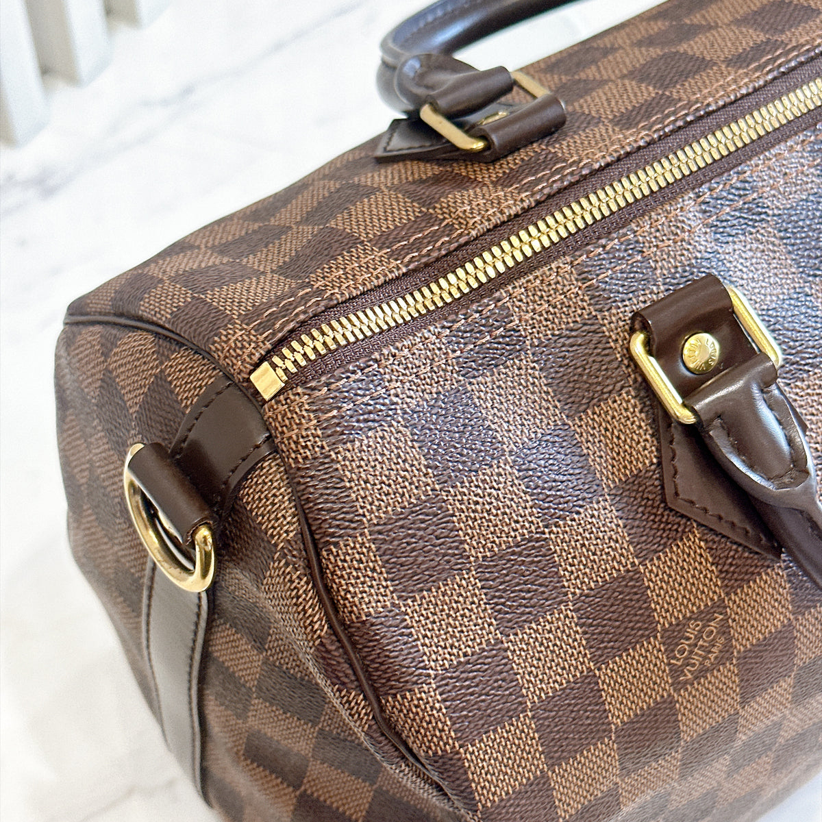 LV Damier Ebene Speedy Bandouliere 30