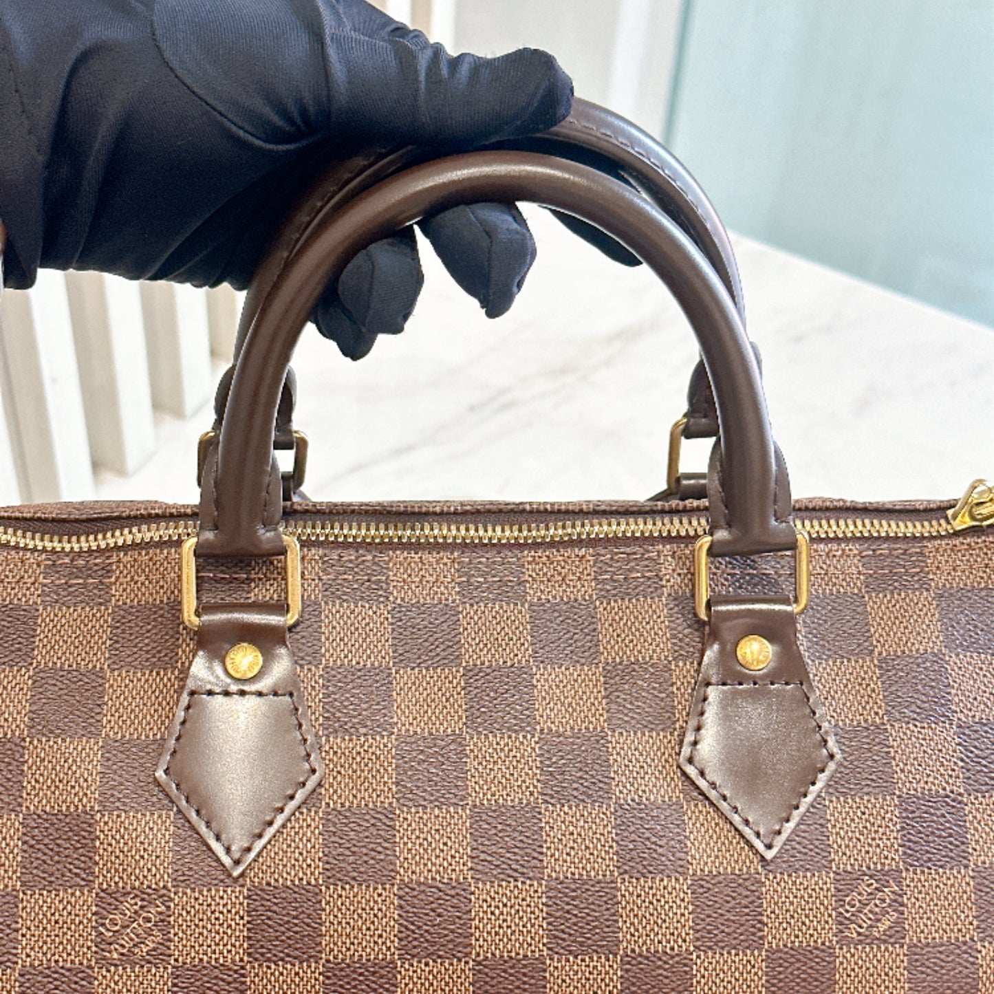 LV Damier Ebene Speedy Bandouliere 30