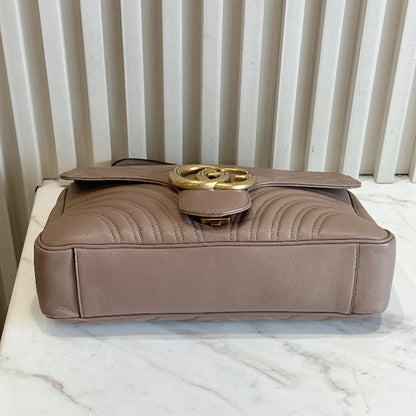 Gucci Marmont Medium Flap in Rose Pink