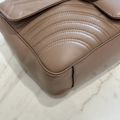 Gucci Marmont Medium Flap in Rose Pink