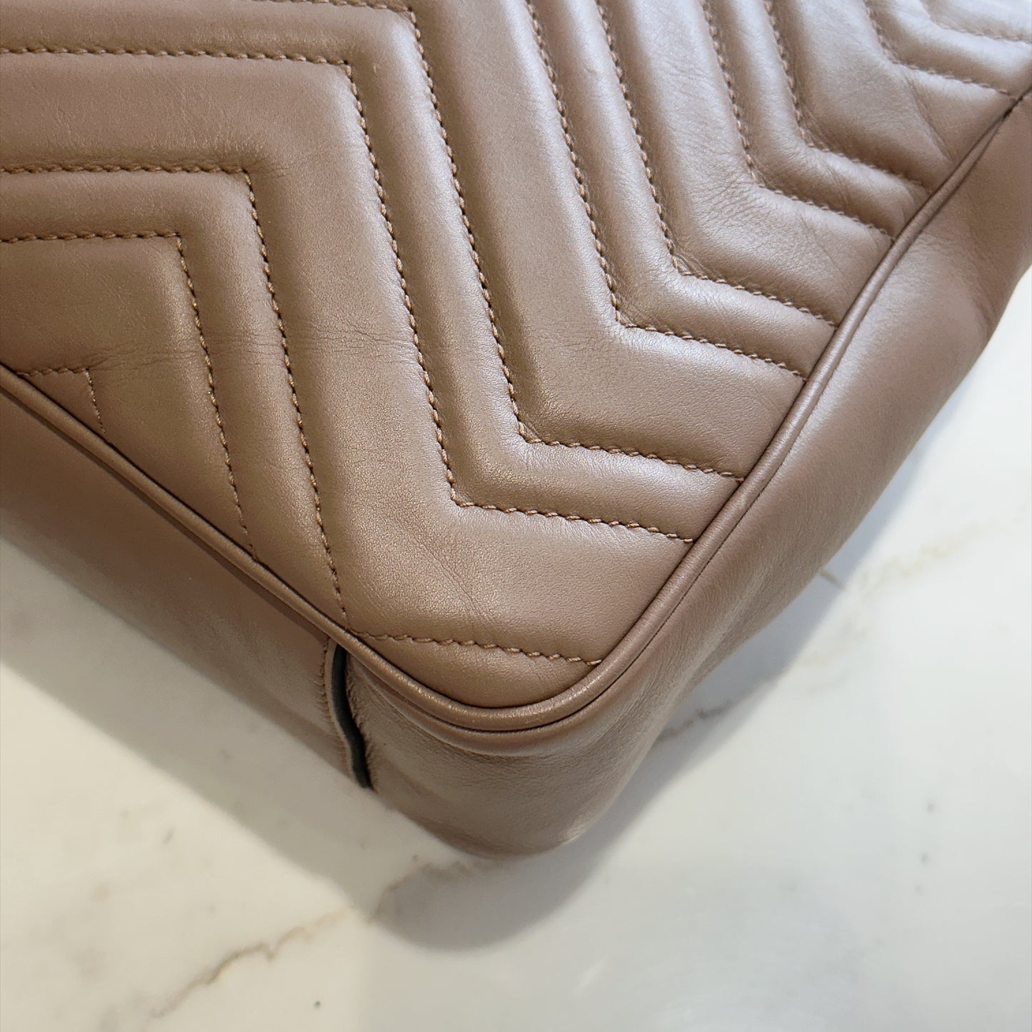 Gucci Marmont Medium Flap in Rose Pink