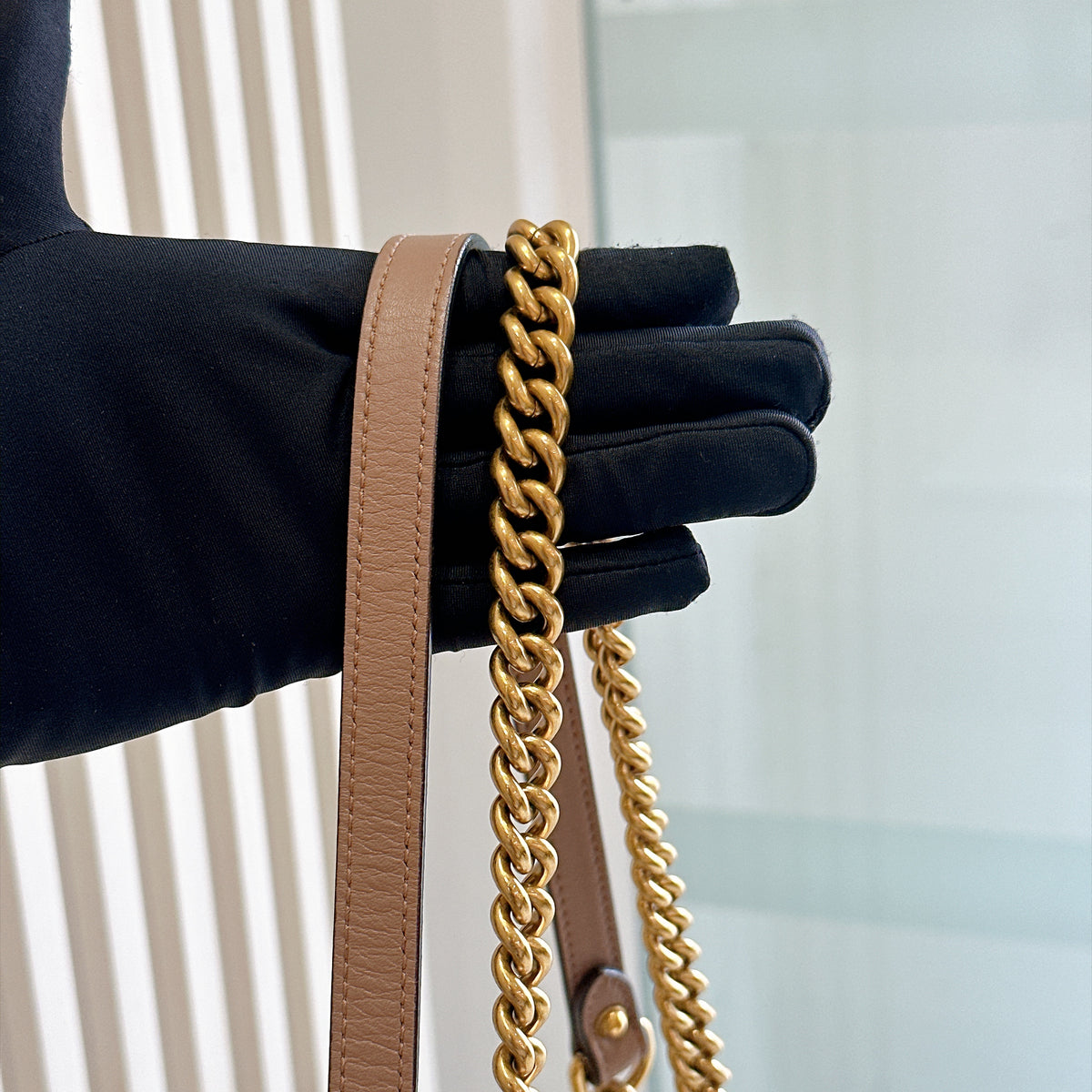 Gucci Marmont Medium Flap in Rose Pink
