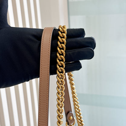Gucci Marmont Medium Flap in Rose Pink