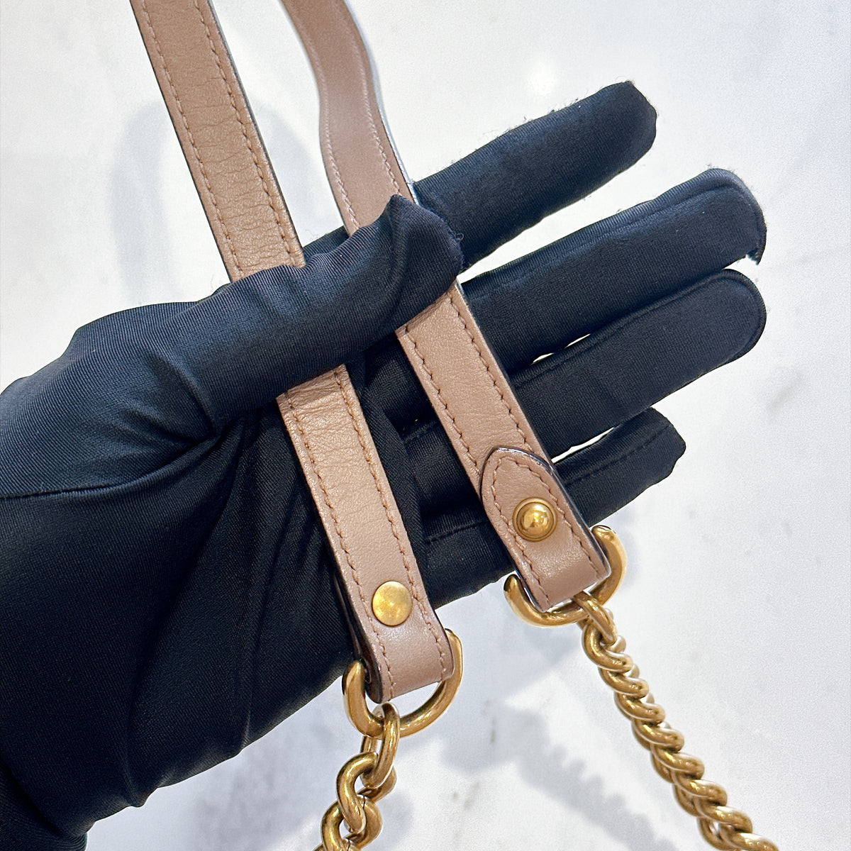 Gucci Marmont Medium Flap in Rose Pink