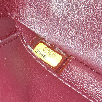 Chanel CC Filigree Black Flap Bag in Caviar GHW