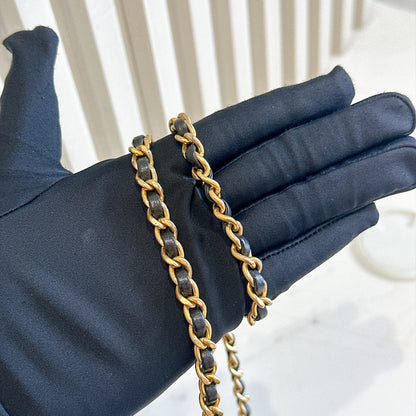 Chanel CC Filigree Black Flap Bag in Caviar GHW