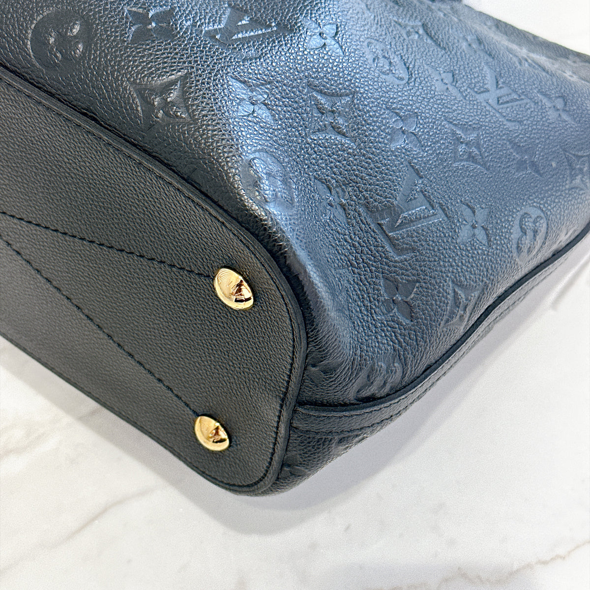 LV Mazarine in Black Empreinte Leather