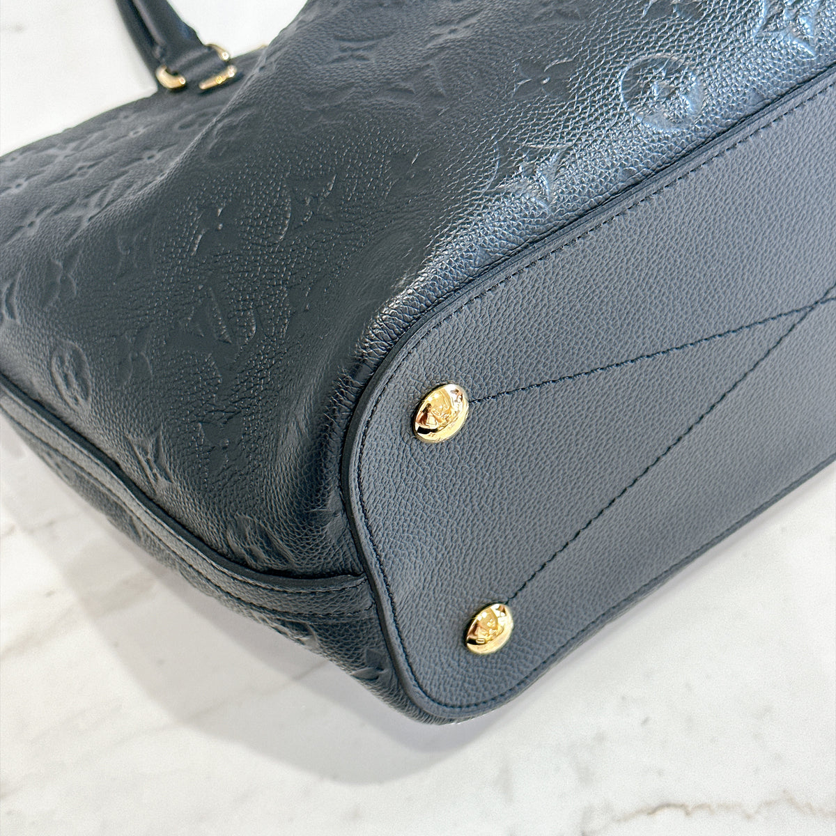 LV Mazarine in Black Empreinte Leather