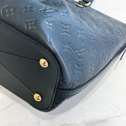 LV Mazarine in Black Empreinte Leather