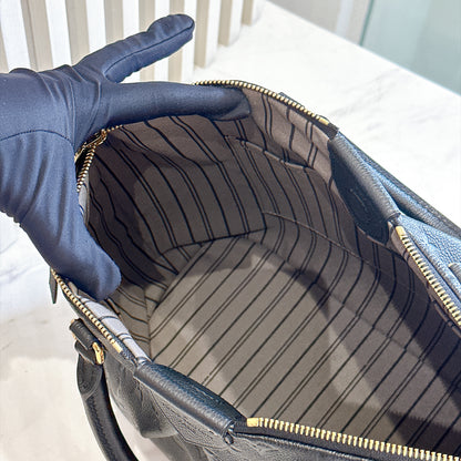 LV Mazarine in Black Empreinte Leather