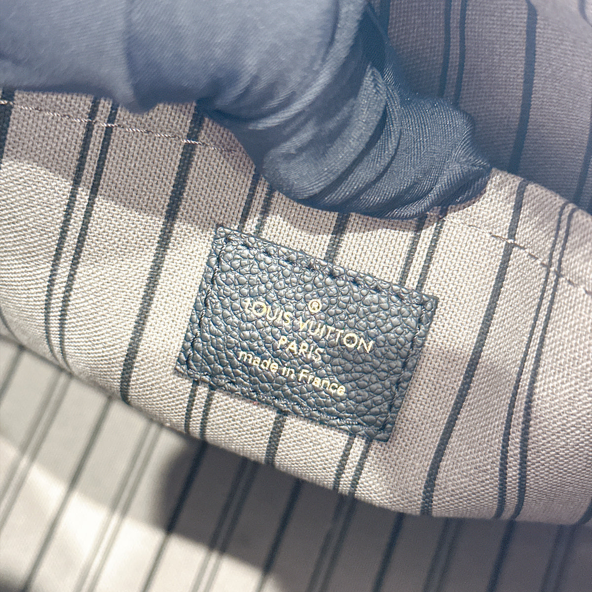 LV Mazarine in Black Empreinte Leather