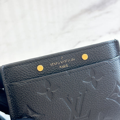 LV Card Holder in Black Empreinte Leather