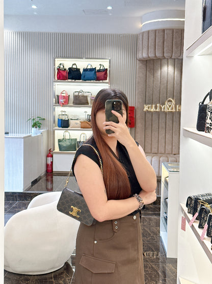 Celine Multipochette in Triomphe Canvas
