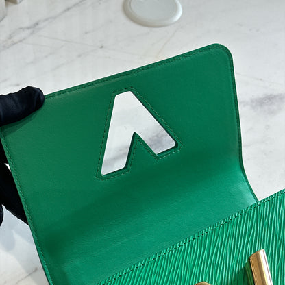 LV Twist PM in Emerald Green Epi Leather