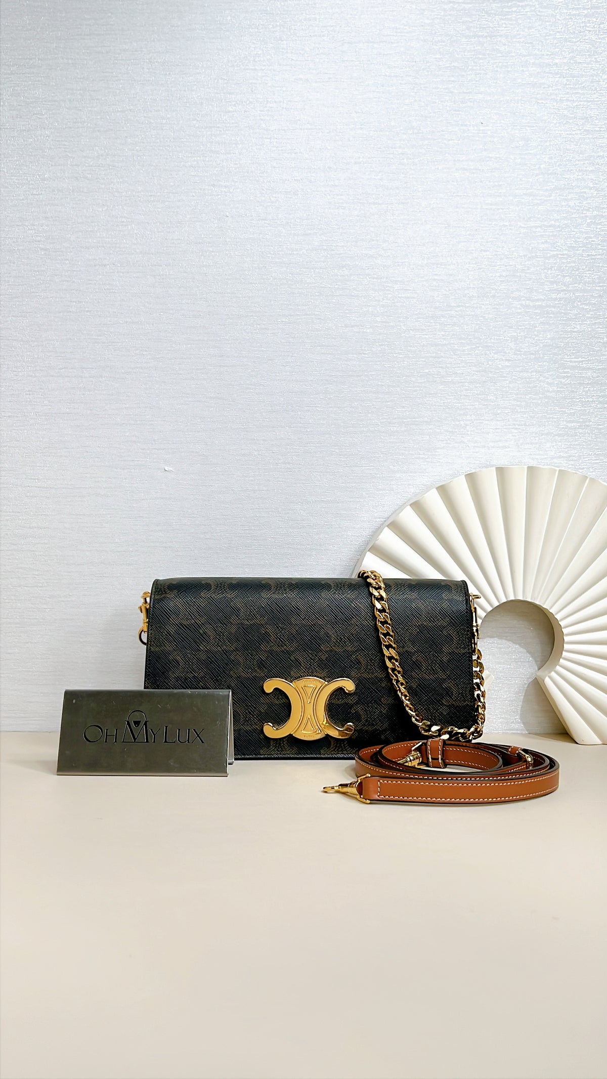 Celine Multipochette in Triomphe Canvas