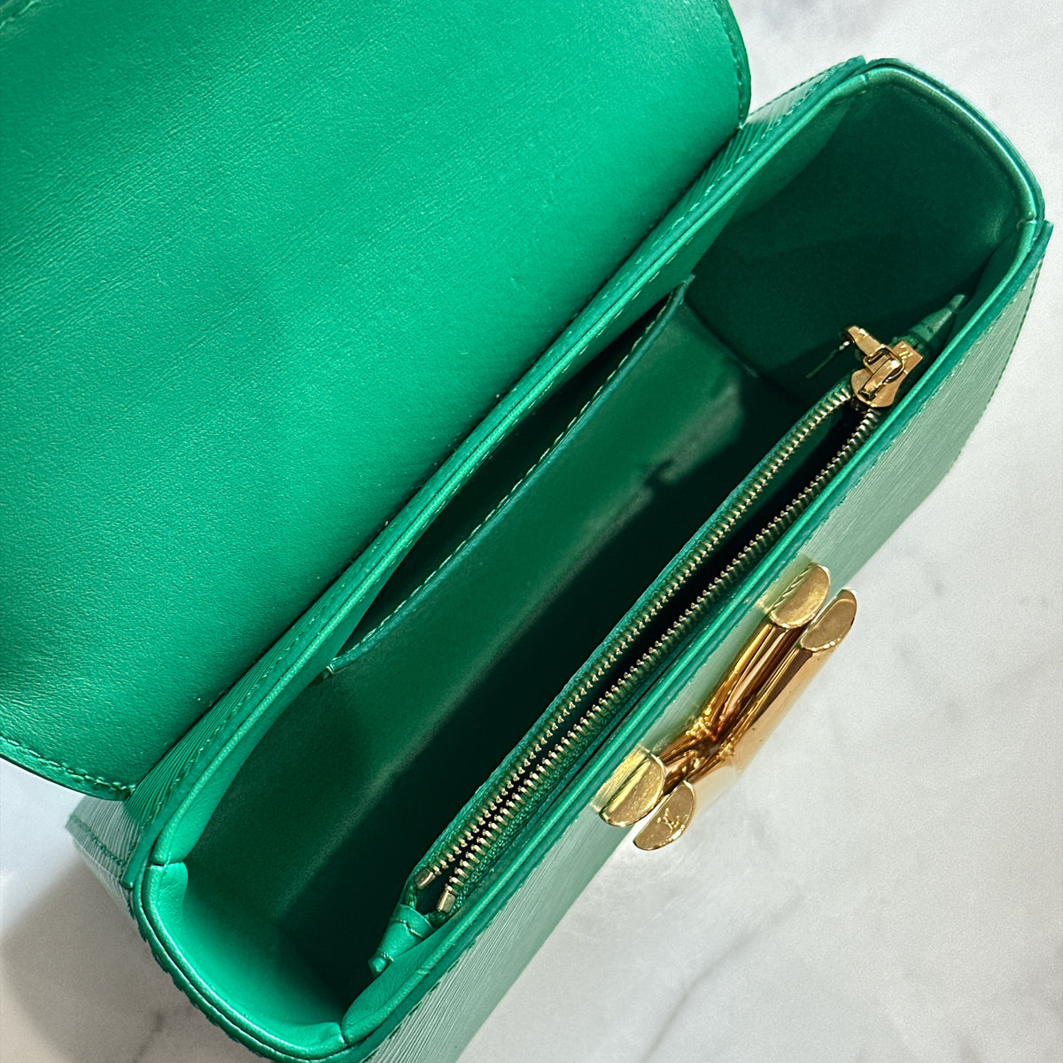 LV Twist PM in Emerald Green Epi Leather