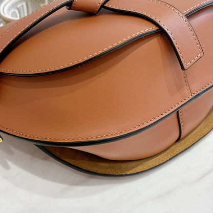 Loewe Gate Small in Tan Calfskin