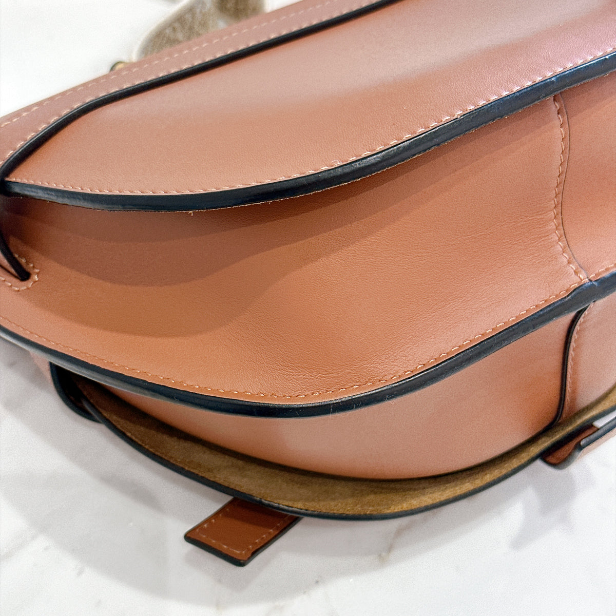 Loewe Gate Small in Tan Calfskin