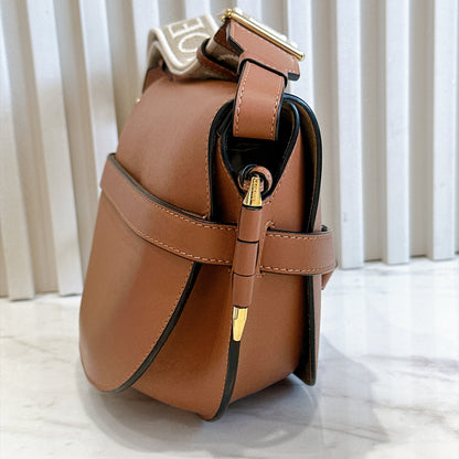 Loewe Gate Small in Tan Calfskin