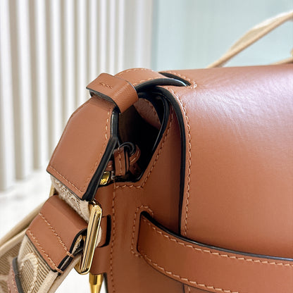Loewe Gate Small in Tan Calfskin
