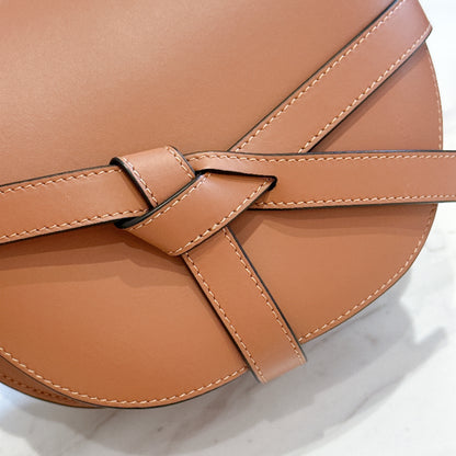 Loewe Gate Small in Tan Calfskin
