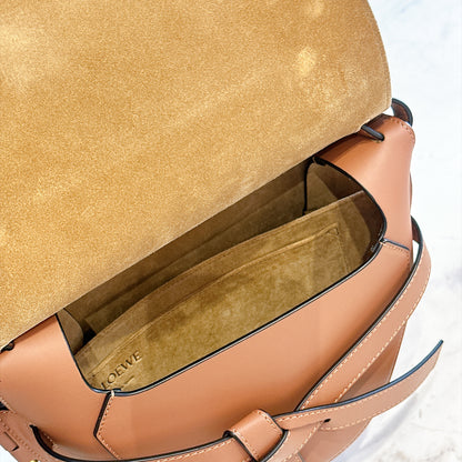 Loewe Gate Small in Tan Calfskin