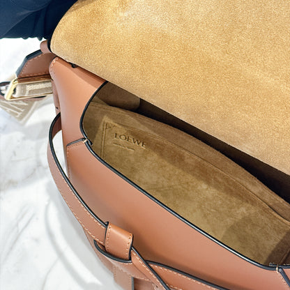 Loewe Gate Small in Tan Calfskin