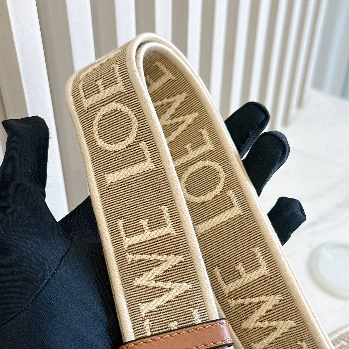 Loewe Gate Small in Tan Calfskin
